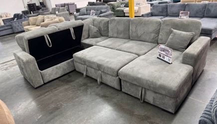 New X-Large sleeper sectional couch