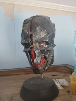 Dishonored Corvo Mask Replica on Stand