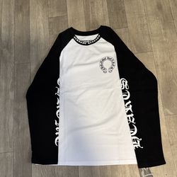 1:1 Black & White Chrome Hearts Long Sleeve Tee