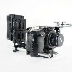 BMPCC 4k mirrorless cinema camera production set