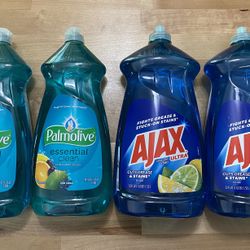 Ajax or Palmolive-large bottles 