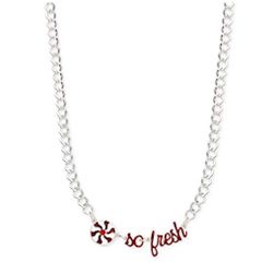 Celebrate Shop Peppermint So Fresh Necklace NWT