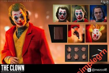 Filix Toys 1/12 The Clown Joker movie not Mezco