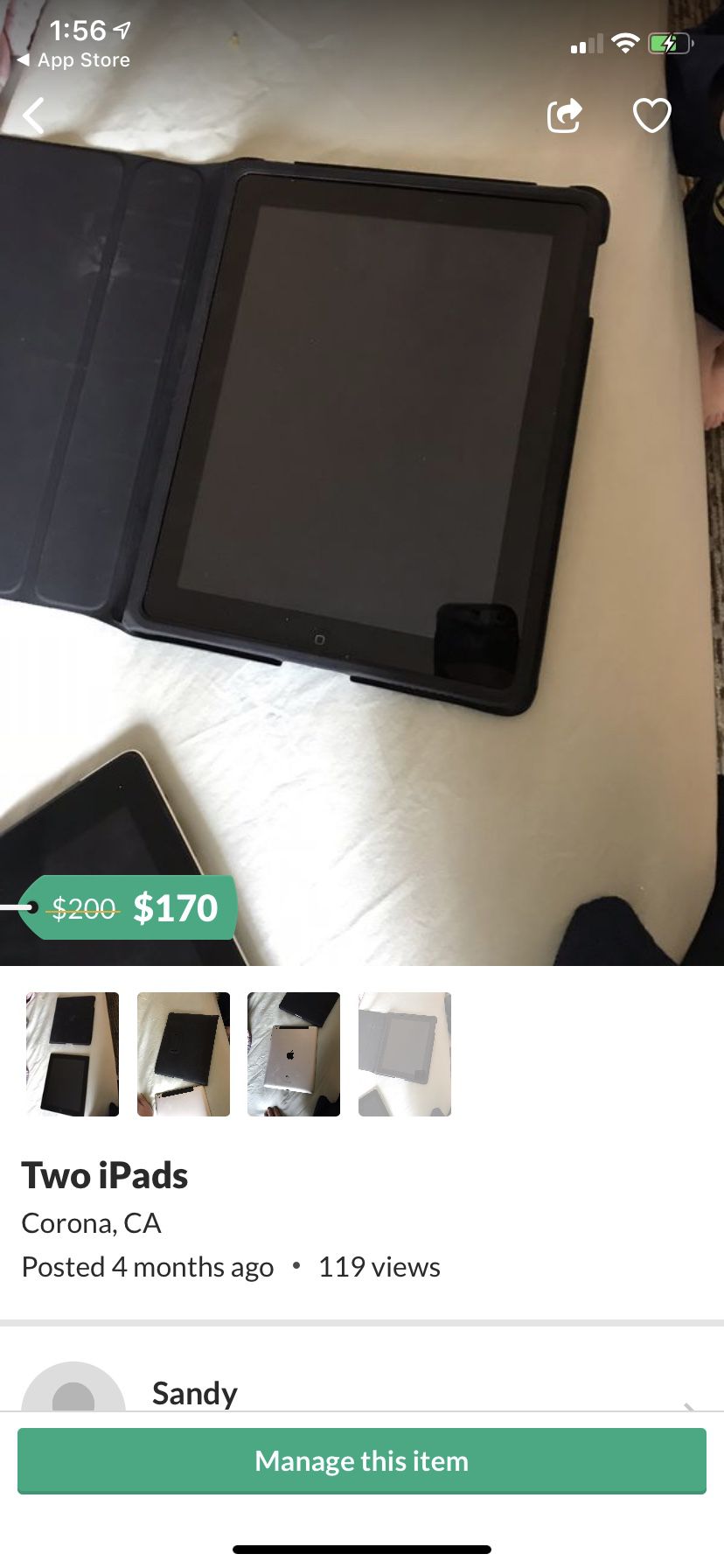 First generation iPad make an offer