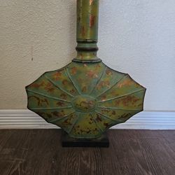 Beautiful metal green Vase
