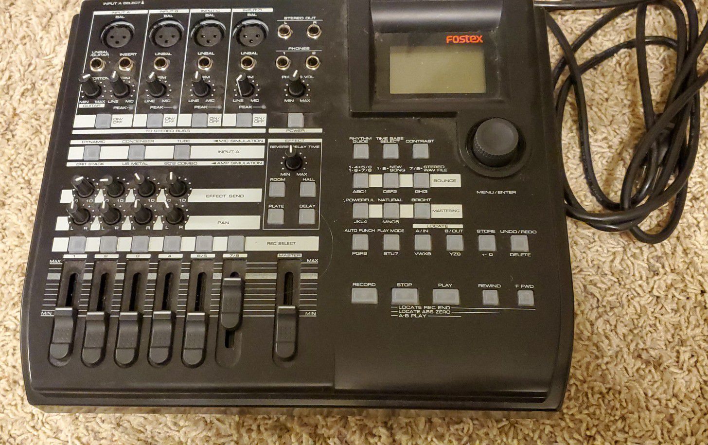 Fortex 8 track Recorder with CD rom