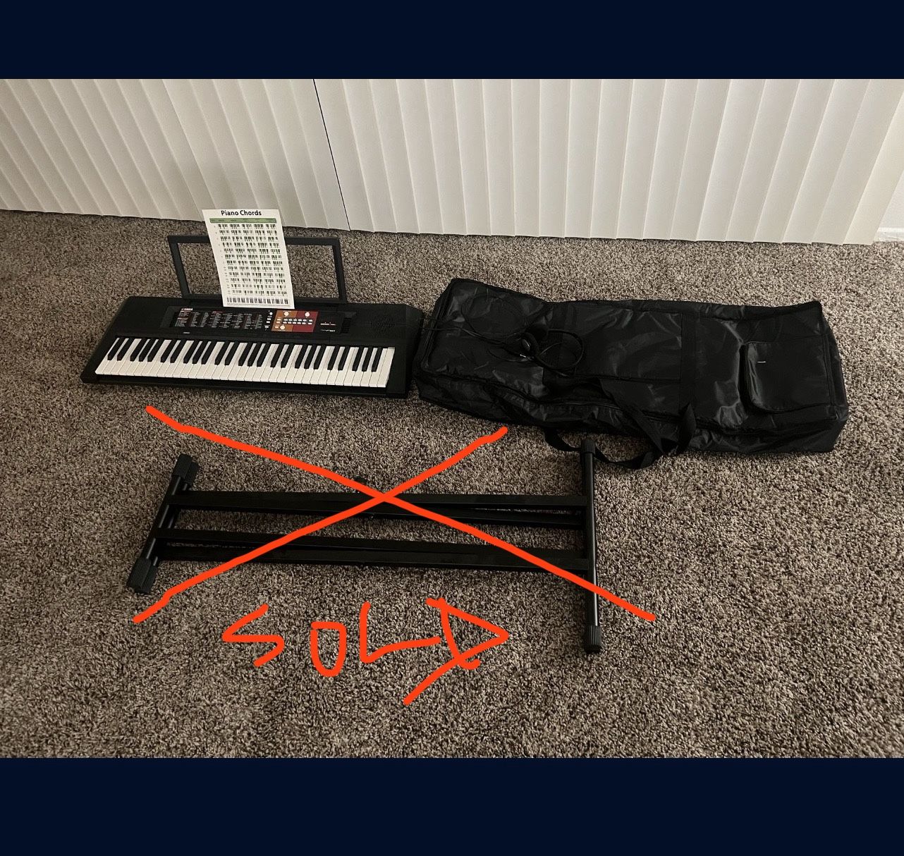 Yamaha PSR F51 Keyboard 