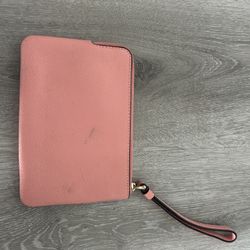 Pink Coach Mini Wallet/ Clutch 