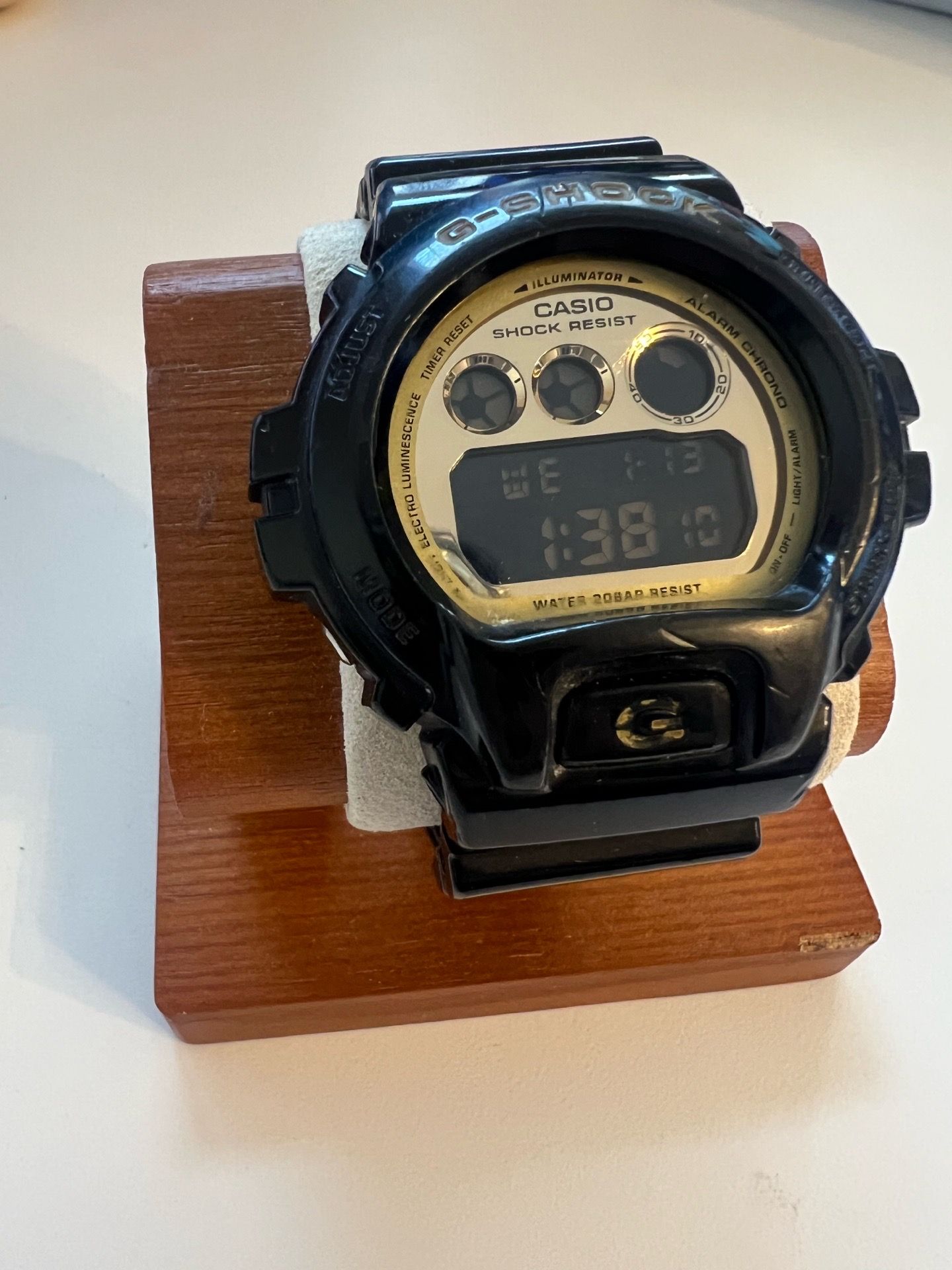 Casio G-Shock "Crazy Colors" Digital Watch (Black & Gold) – DW-6900CB