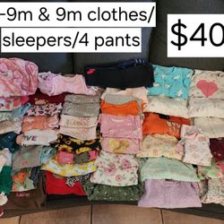 Baby Girls 6-9 & 9m Clothes