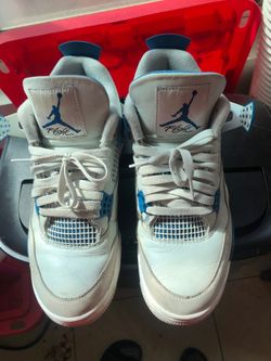 Nike air Jordan Retro 4s military blue 9 1/2