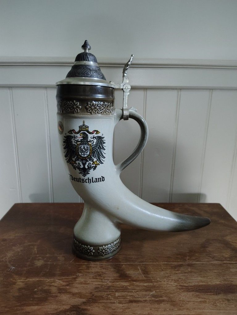 German Horn Beerstein