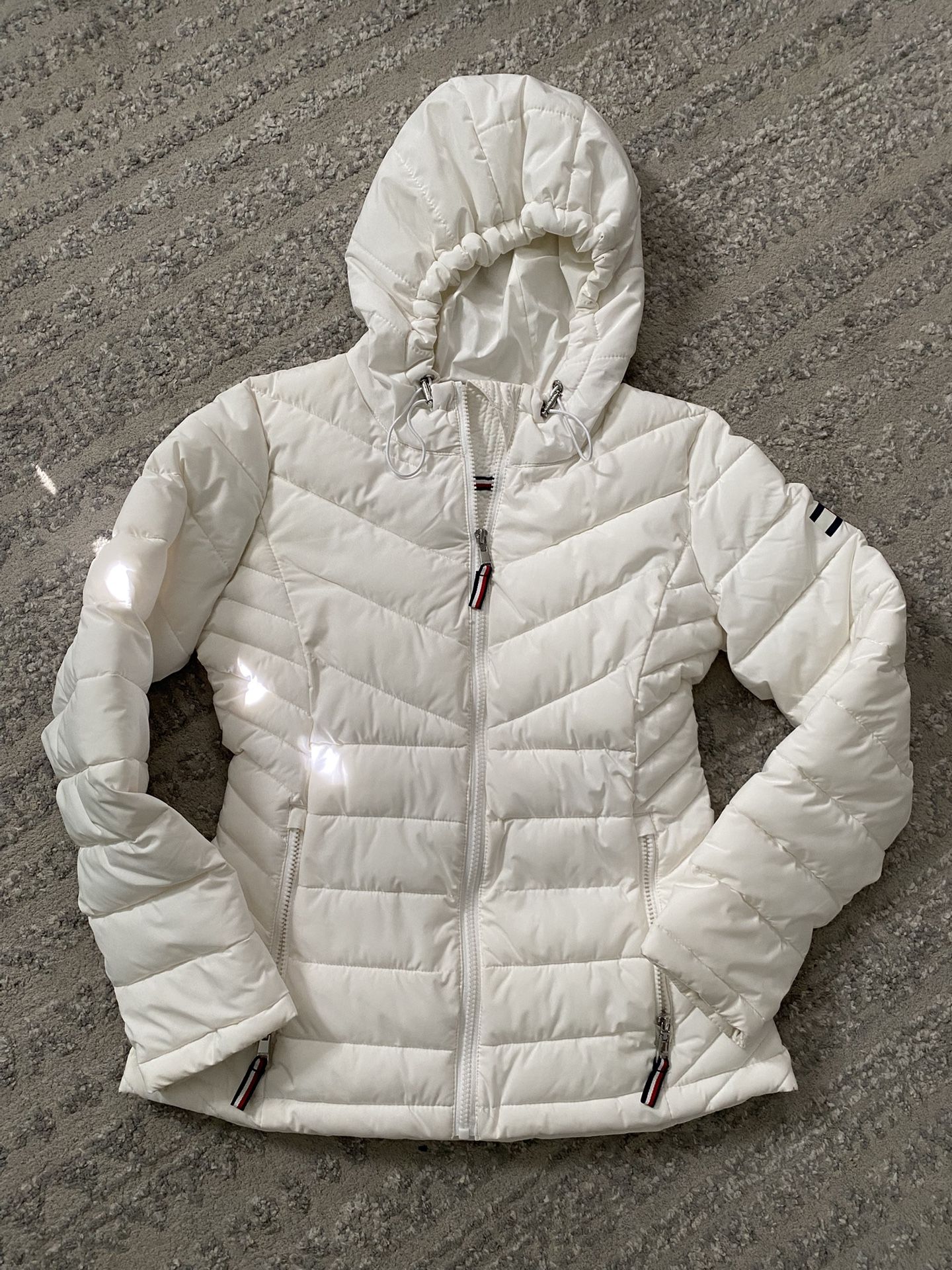 Womens Tommy Hilfiger Packable Puffer Jacket Xs