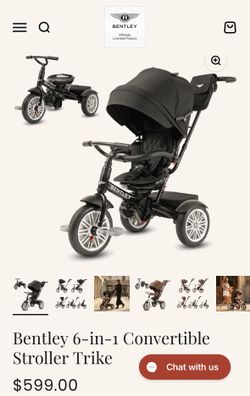 Bentley 6-in-1 convertible stroller trike