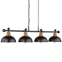 FEMILA 4-Light Pool Table Lights For 7ft/8ft Table, 48" Modern Billiard Llight Kitchen Island Light, Hanging Pool Table Lamp For Game Room,Kitchen, Ba