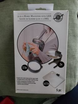 3 in 1 LED Hands Free Magnifier Set