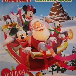 New Mickey Christmas Themed Coloring And Activity Book