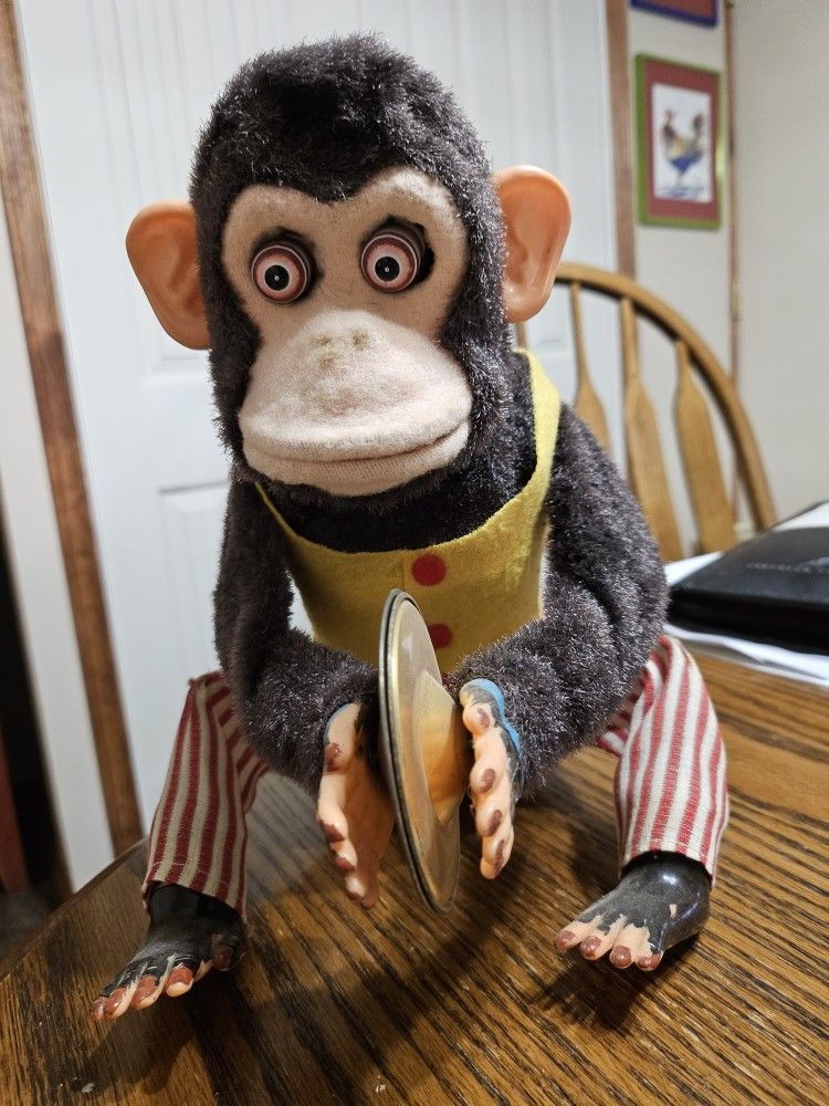 Vintage Jolly Chimp Monkey With Cymbals. for Sale in El Paso, TX OfferUp
