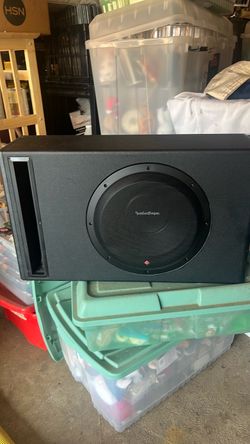 Rockford Fosgate P500-12P Punch 12″ 500-Watt Powered Enclosure with Subwoofer
