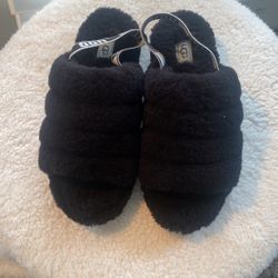 Ugg Sandals, Black, Size 10