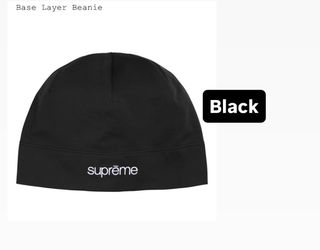 Supreme FW26’ week 6 Base Layer Beanie Black