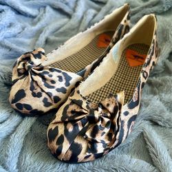 Rocket Dog Leopard Print Ballet Flats