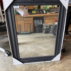Black Framed Mirror (brand New)