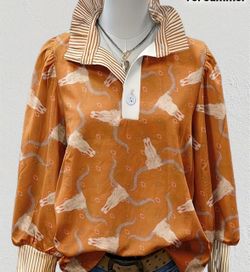 Longhorn blouse$35