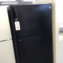 GE 15 Cu Ft Top And Bottom Fridge. 1 year Warranty 