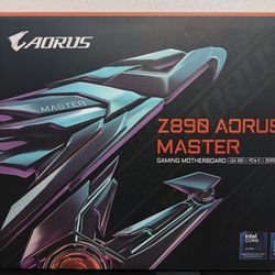 BRAND NEW GIGABYTE Z890 AORUS MASTER Ultra Core (Series 2), PCIe5.0x16, LGA 1851