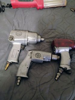 Impact gun for the lug nuts and a grill for the air compressor