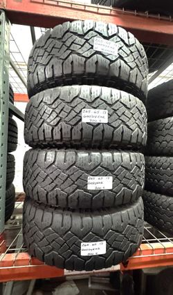 ✅ 4 USED TIRES 265/65R17 GOODYEAR WRANGLER DURATRAC KEVLAR 265 65 17