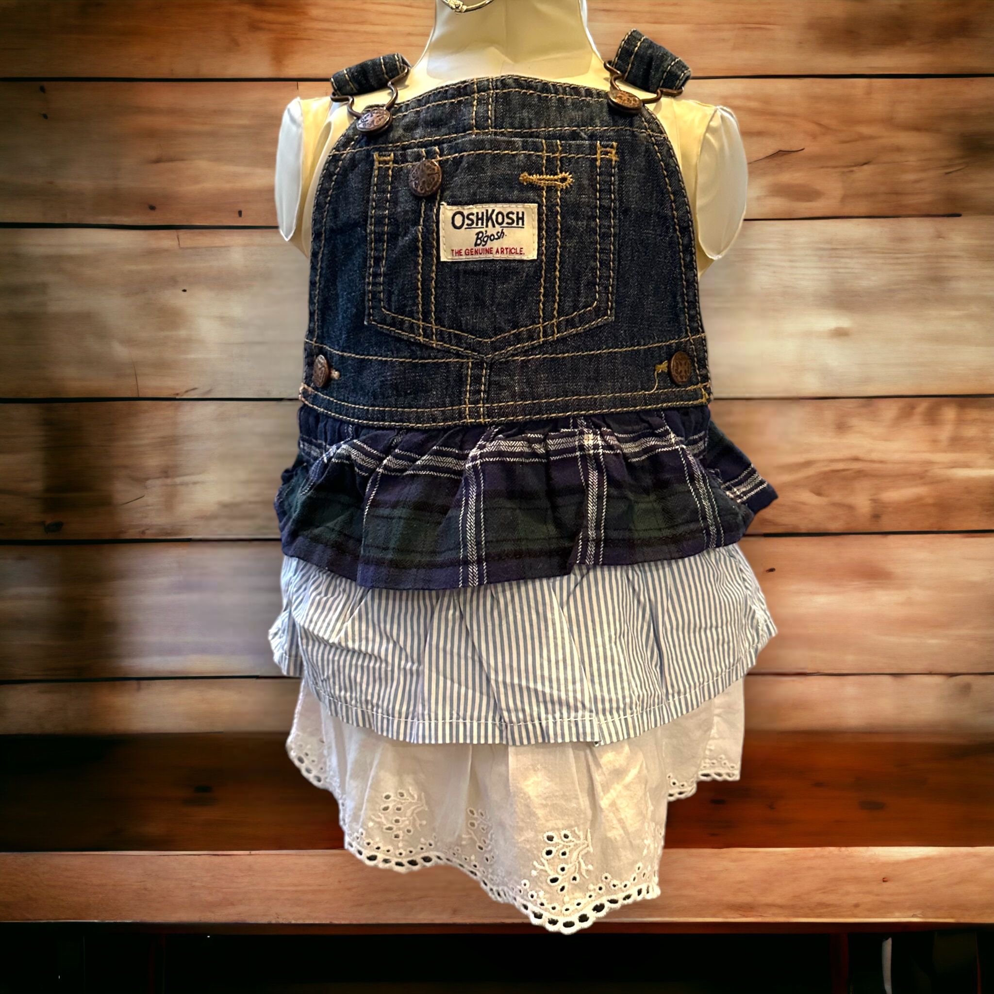12 Month Oshkosh Overall Dress