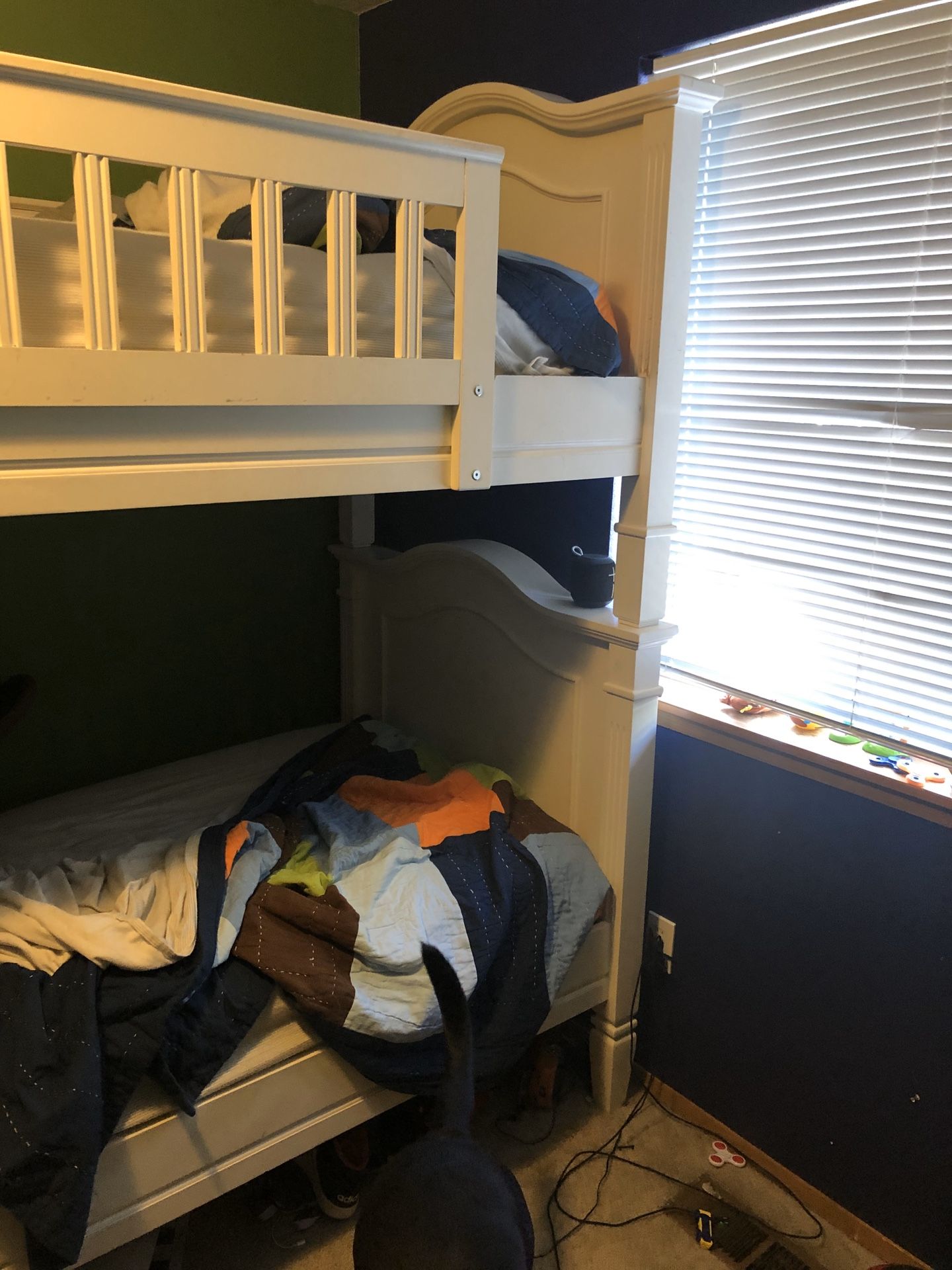 Twin over twin bunk bed