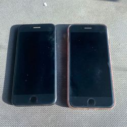 2 iPhone 7 In Good Condition $120 Each Or $240 For Both They Work Good 