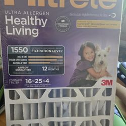 Filtrete 16x25x4 Air Filter 2-Pack