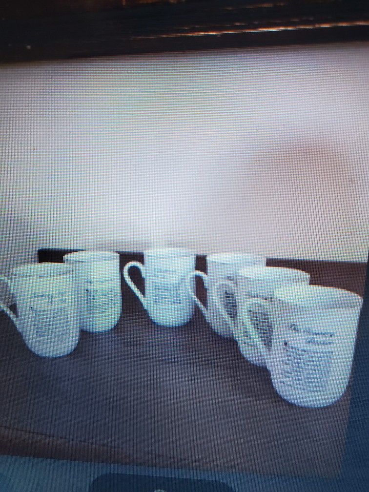 Set Of 6 Norman Rockwell Mugs
