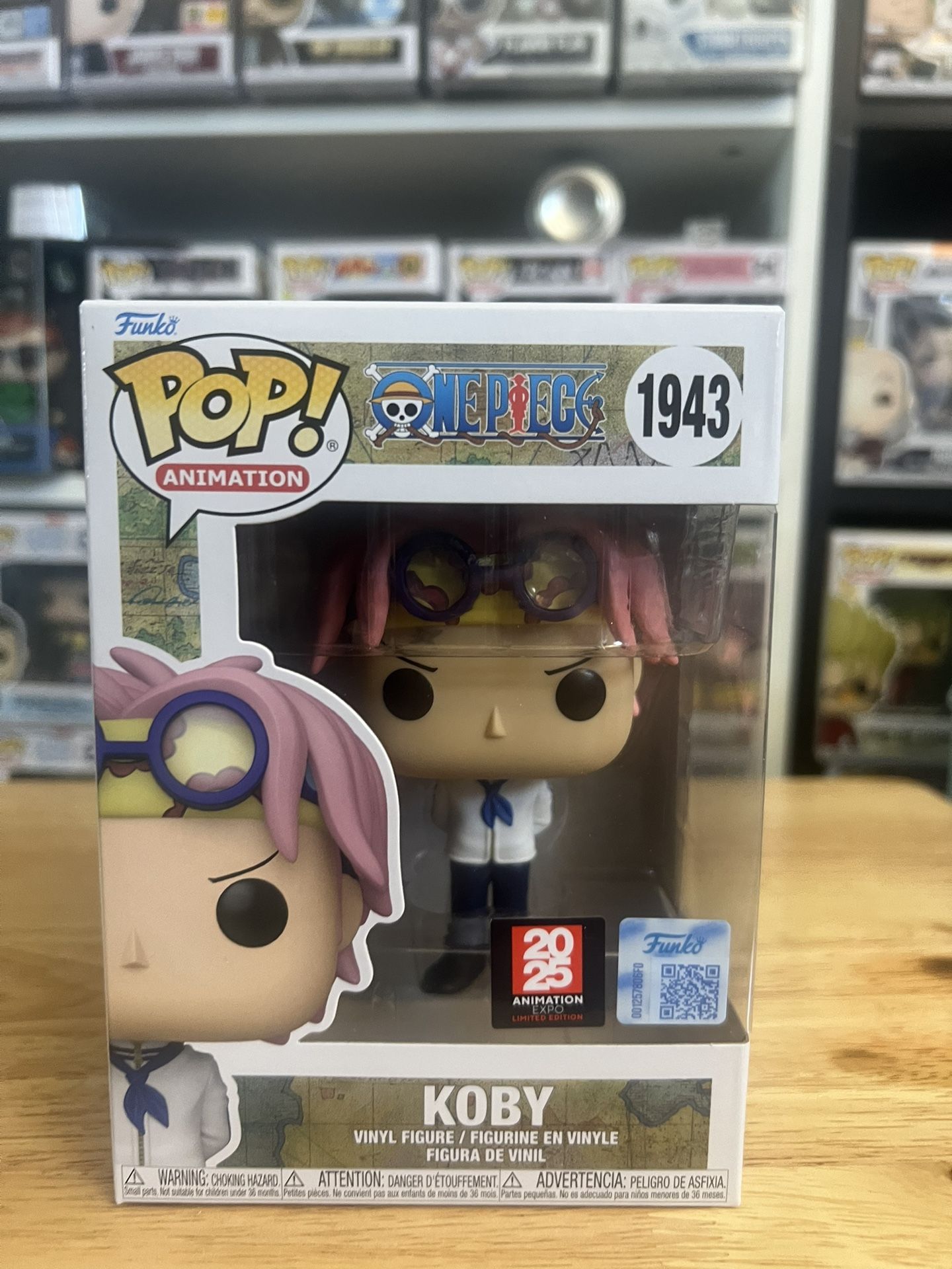 NEW IN HAND EXCLUSIVE Koby One Piece Funko Pop #1943 Animation Anime Manga LE