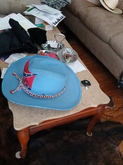 Blue Confederate Hat