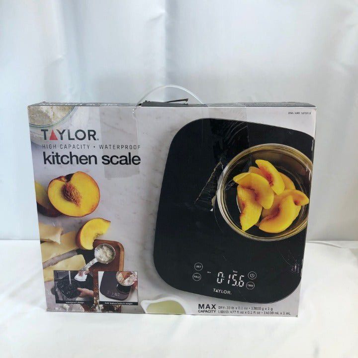 As is Taylor Digital Waterproof Kitchen Food Scale