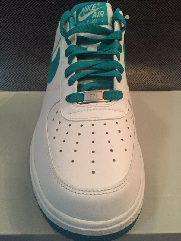 Nike Air Force white and turbo green size