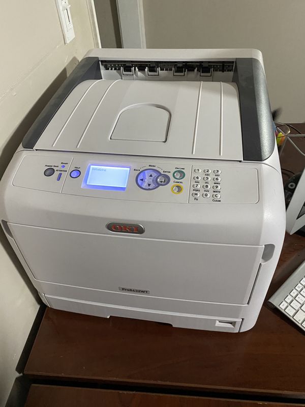 Oki 8432 white toner printer for Sale in Sumner, WA OfferUp