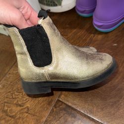 Zara Golden Boot Size 27
