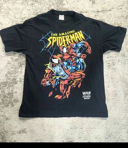 RARE Marvel Spider-Man - AOP all over print New Size 2xl Comic T-Shirt
