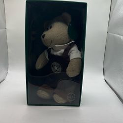 Starbucks 2016 Limited Edition Bearista Bear with a brown apron