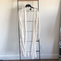 Knitted long cardigan -M