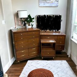 Midcentury Modern Bassett Dresser Set