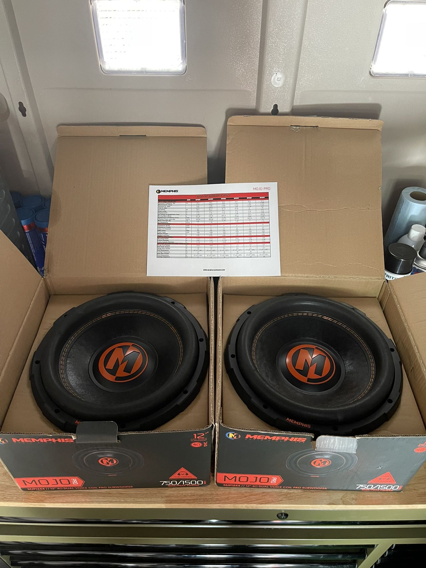 Memphis Mojo Pro 12” Subwoofers