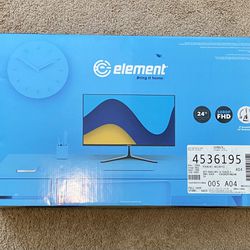New Computer Monitor- Element 24” 1080P FHD 