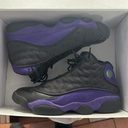 Air Jordan 13 Retro (Black/Court Purple-White)